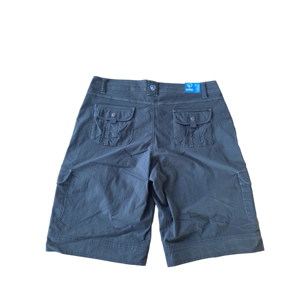 NWT Kuhl Splash 11” Inseam Cargo Shorts Carbon Gray Women’s 14 UPF 50 Hiking - Picture 4 of 12